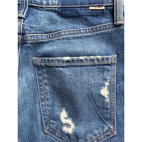 Mother Superior The Tomcat in Playing with Fire Blue Denim Jeans Size 24 - Picture 3 of 7